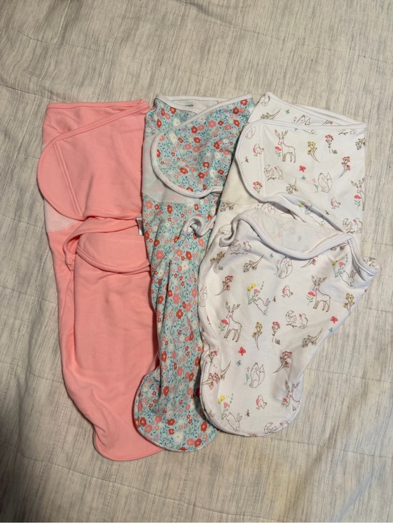 aden + anais Other - aden + anais 0-3M Cotton Swaddle Wraps Floral Woodland Lot of 6